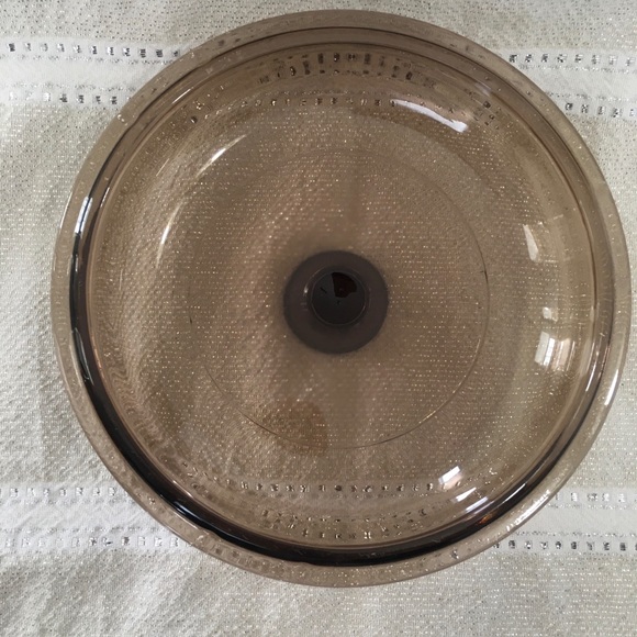 Pyrex Fireside V-1-C 1 Qt Round Casserole Replacement Lid Amber/Brown 6 1/4” - Picture 6 of 10